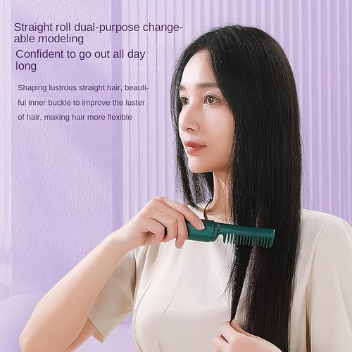 LAST DAY SALE 50% OFF 🔥 TRAVEL COMB CORDLESS RECHARGEABLE HAIR STRAIGHTENER